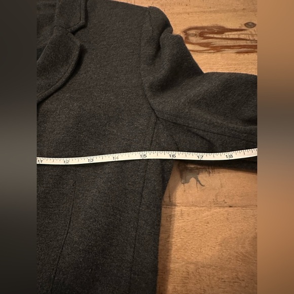 Aritzia Talula Charcoal Pima Cotton Knit Blazer — Soft Tailored - Picture 5 of 7